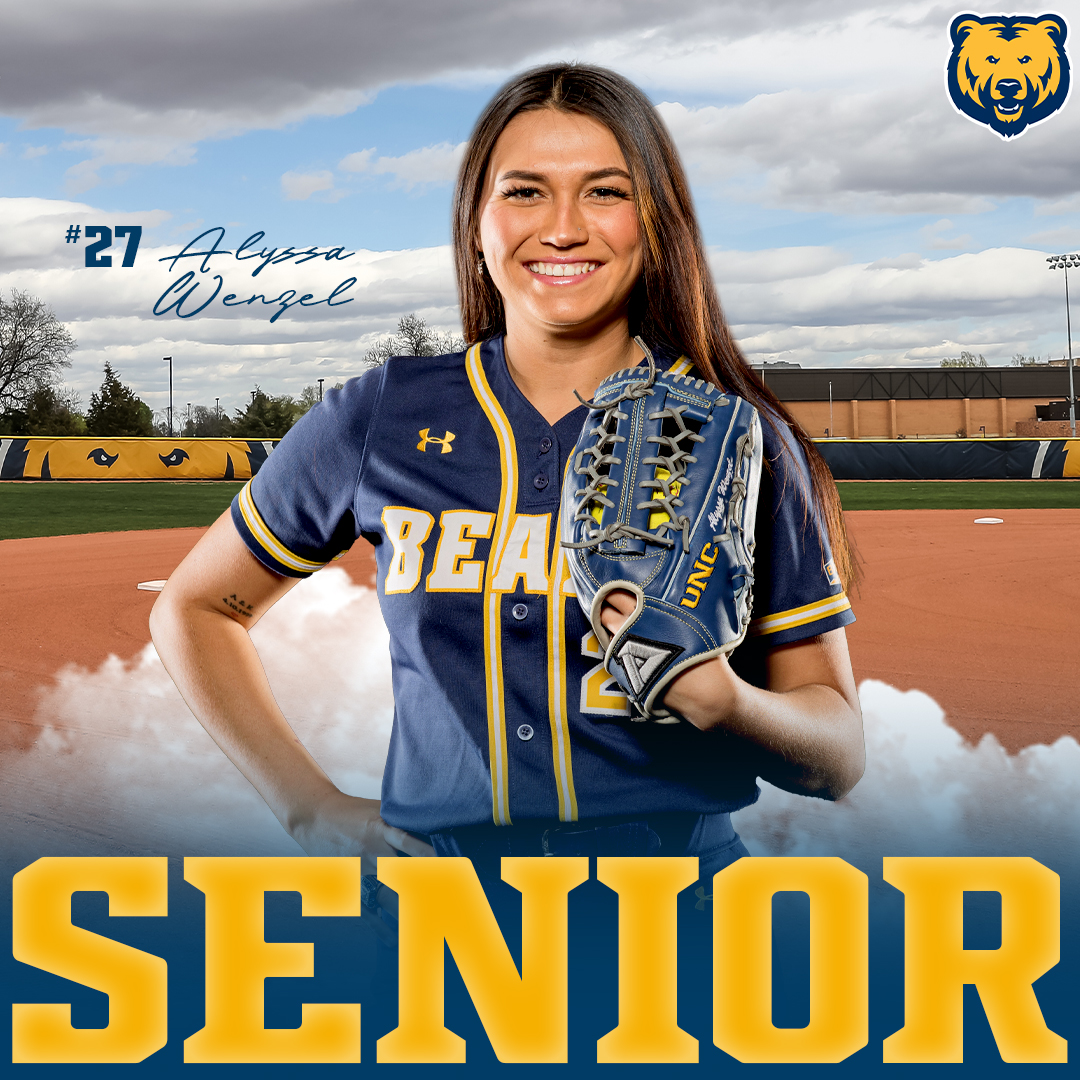 Its Senior week📣
Lastly, we would like to celebrate and honor senior outfielder from Murrieta, California #27 Alyssa Wenzel! Thank you all you have done for the Bears ❤️🎤

#GetUpGreeley x #RootedInLove