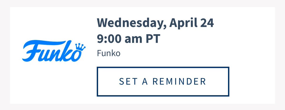 New Funko releases are coming this Wednesday! What will they release? . entertainmentearth.com/drop-zone?id=I… #Ad Drop Zone . #Funko #FunkoPop #FunkoPopVinyl #Pop #PopVinyl #Collectibles #Collectible #FunkoCollector #FunkoPops #Collector #Toy #Toys #DisTrackers