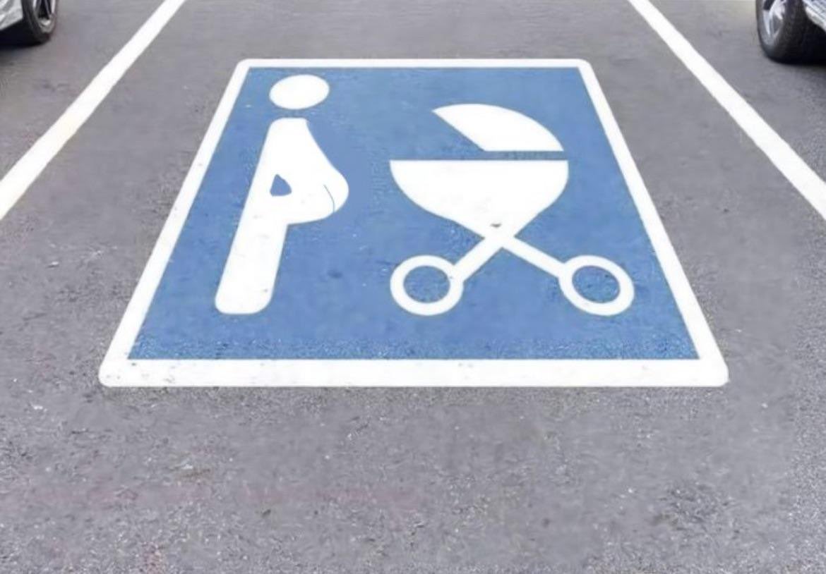 Only those who twerk in front of their Weber allowed to park here