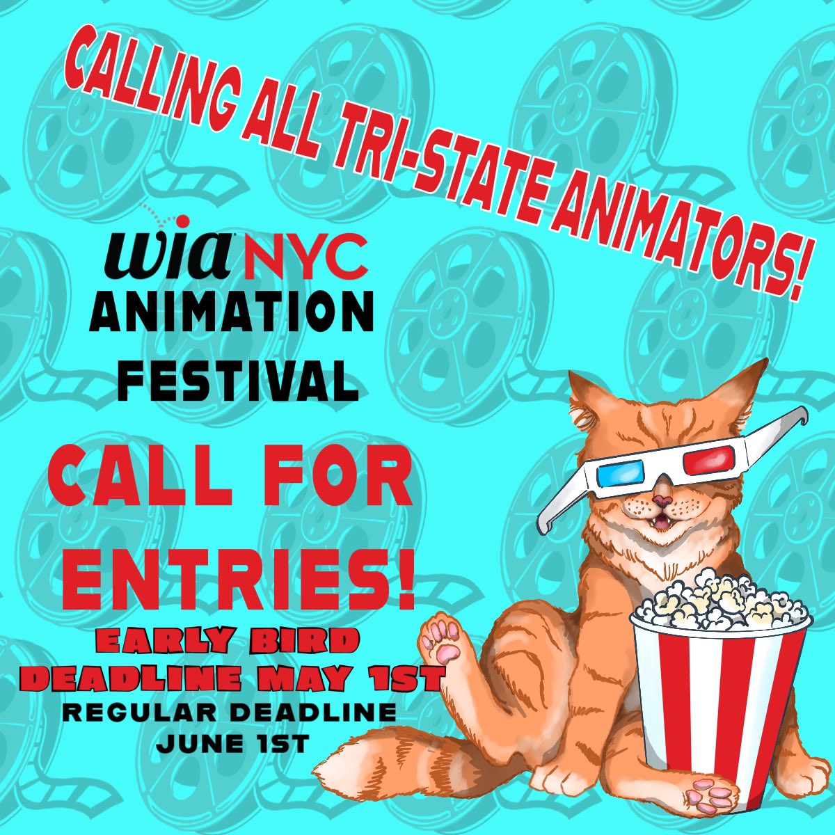 WIA NYC is having a Film Festival! If you're interested in submitting a film, check the eligibility requirements and rules here: filmfreeway.com/WIANYCAnimatio…
