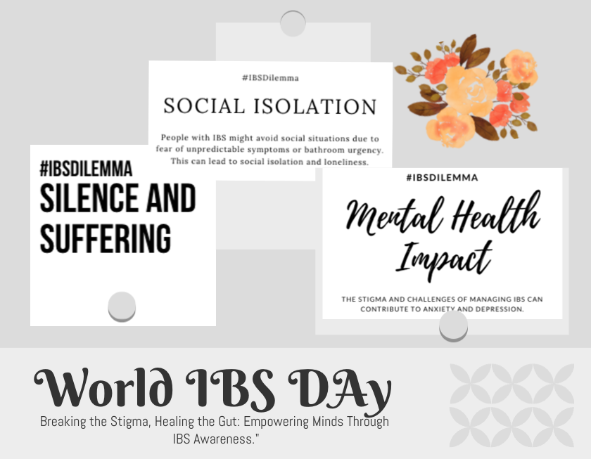 🌍💙 Today, let's break the stigma surrounding #IBS and uplift mental wellness! 🌟 Healing starts with awareness and support. Together, we're stronger! 💪 #WorldIBSDay #giTwitter #MedTwitter #IBSdilemma