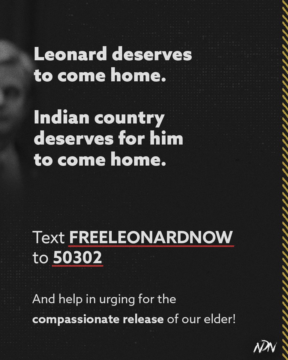 Leonard Peltier is in his 49th year of incarceration, he is the longest-serving Indigenous political prisoner in US history. He remains in a maximum security federal penitentiary facility at age of 79 years old with rapidly decreasing health #CompassionRelease #FreeLeonardPeltier