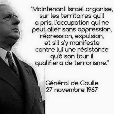 Vous vous trompez @al_petel nous ne sommes pas islamistes car sinon vous l'êtes aussi. Nous venons surtout de découvrir que #DeGaulle avait raison !