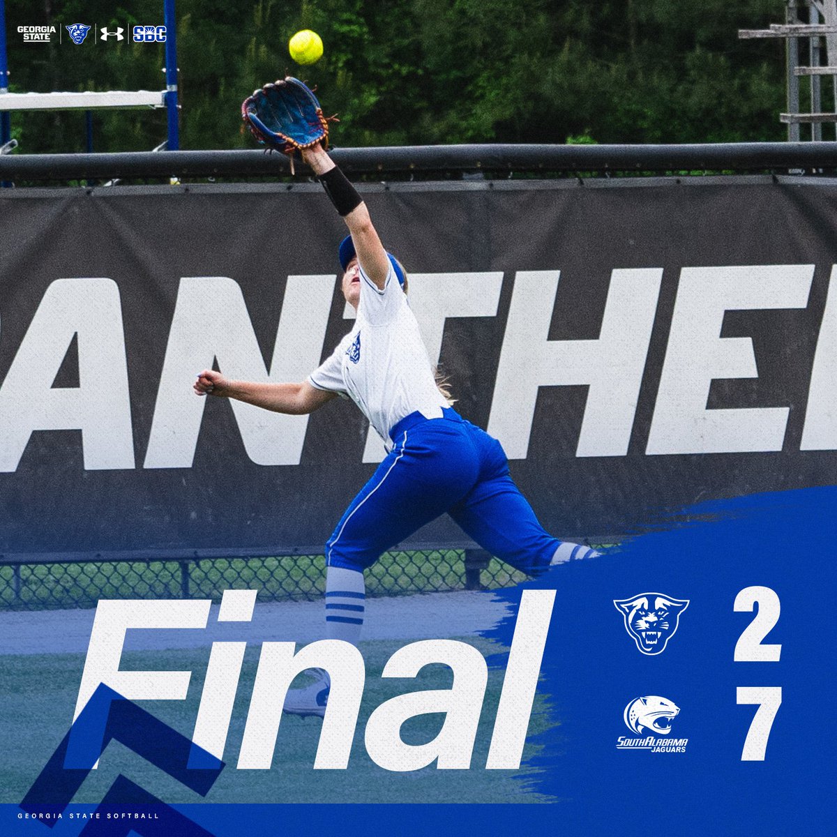 Final. The Panthers are back in action tomorrow for game two against the Jags at 1:00 p.m. #LightItBlue | #MakeItHappen