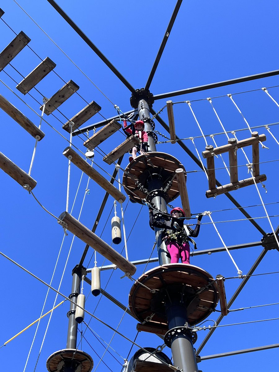 A fun day at The Forge and conquering my own fear and hitting the Zipline this year!!! So round of all my kiddos and myself!