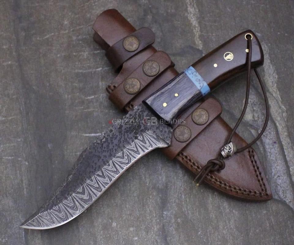 GrizzlyBlades's tweet photo. https://t.co/bE9PgVDWpI

SKN151 HAMMERED DAMASCUS STEEL CUSTOM HANDMADE HUNTING SKINNING KNIFE 10.5”

#damascussteel #blades #knives #knife #handmadeknife #everydaycarryknife #edcknives  #knifefanatics #forgedknife #deerseason #knifemaker #huntingdeer #bladesmithing #deerknife https://t.co/BsaaFWXXpy