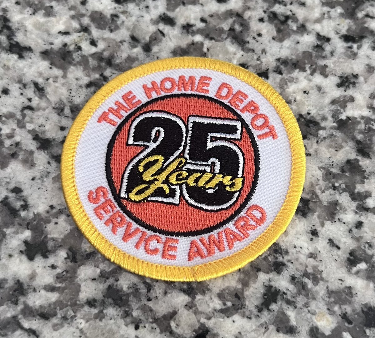Today I celebrate 25 years with our amazing company!! It’s an honor to wear the orange apron every day! Thank you, Home Depot, for an incredible 25 years ❤️❤️