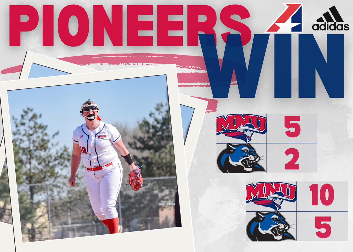 Your Pioneers get another SWEEP over Culver Stockton College! They are now on a 6 game winning streak!! #rollneers #sweep #heartofamerica