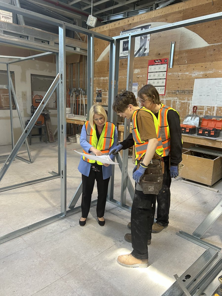 Construction and Skills Trade Month is a time to celebrate BC’s amazing skills trade workers. In Surrey this week visiting @bcbt training providers @ftibc, @liuna1611 and RTi, hearing about the great work they are doing to prepare apprentices for the jobs of tomorrow.