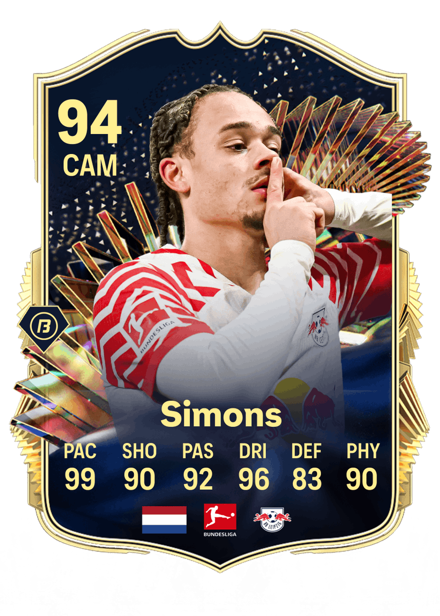 How much will this card cost on the market 🤔 #EAFC #EAFC24 #TOTS