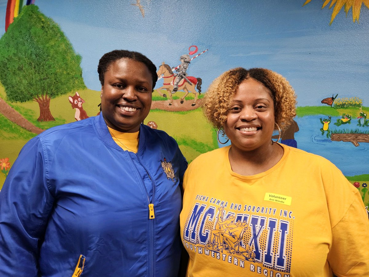 SGRhoDenton's tweet photo. April is National Volunteer Month &amp; Nu Pi Sigma has been volunteering all over Denton County! Today Sorors volunteered at Anne Windle School for Young Children for Field Day. 

#NuPiSigma #SGRhoDenton #LeadingwithLove #SigmaSWR #GreaterServiceGreaterProgress #DentonTX https://t.co/zbi5XC8adX
