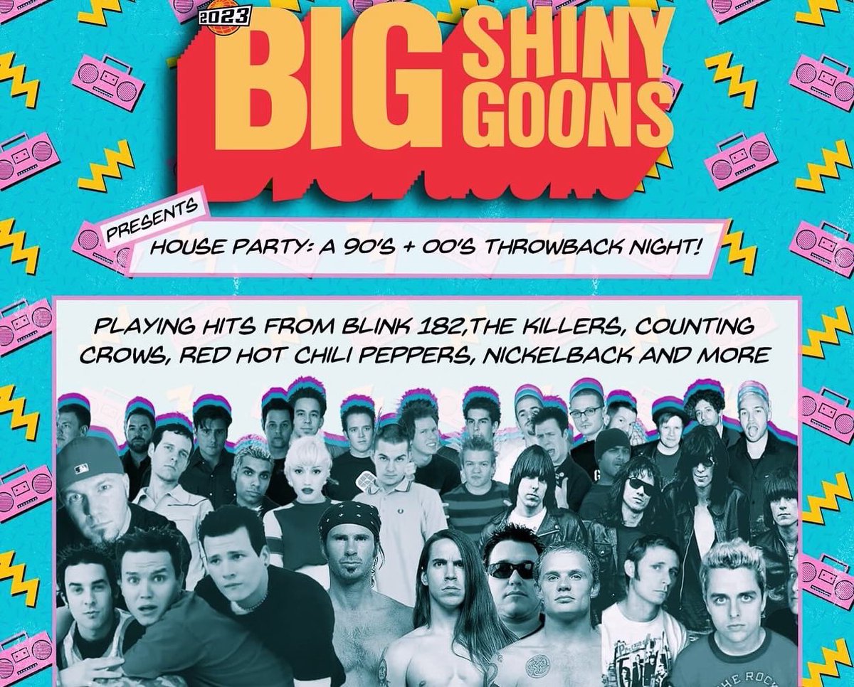 Tonight for all of you lives of those old Big shiny Tunes compilations, the Linsmore welcomes Big Shiny Goons! Grunge, alternative, pop punk, 90s! @Much @EdtheSock @WhatsUpTOMag @TorontoMusic @DanforthTweets @EastYork_TO @LiveMusicCda @leslieviller @DanforthWoodbin @blogTO