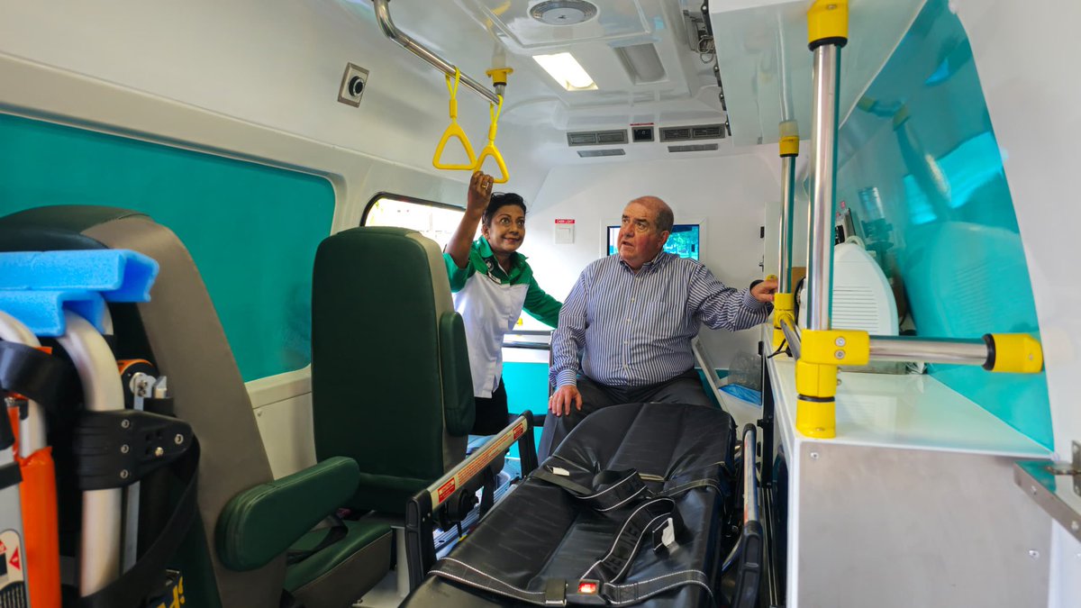 New SJAM Ambulances are being fitted to the new Malaysian MOH standards. Ambulances respond to 911 emergency calls and are located at ambulance “hotspots”. Vehicles (fitted with “run flat” tyres) are very well suited to the smaller roads - espcially in the regions. @StJohnINTL