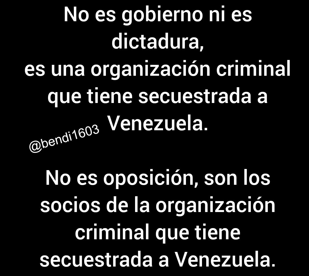 AntiProgreWorld's tweet photo. #EnTiraniaNoSeVota
@AntiProgreVzla

NO HE LEÍDO A NINGÚN POLÍTICO OPOSITOR ABOGAR POR LOS PRESOS POLÍTICOS POR EL SALARIO Y PENSIONES DIGNAS TAMPOCO FUSTIGAN LA NVA LEY ANTITERRORISMO

TODOS SON FARSANTES SOCIALISTAS😡CÓMPLICES FUNCIONALES DE LA TIRANÍA Y DE LA BARBARIE NACIONAL! https://t.co/wAZFA20RTq