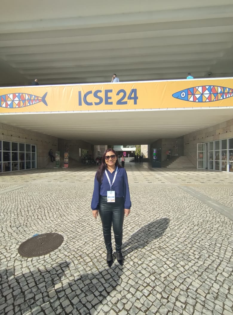 usesufam's tweet photo. Our member @MariaACMeireles had the oportunity to participate on @ICSEconf, the highest level conference of Software Engineering worldwide happening in Linbon, Portugal #icse2024 https://t.co/DojmywlfCI