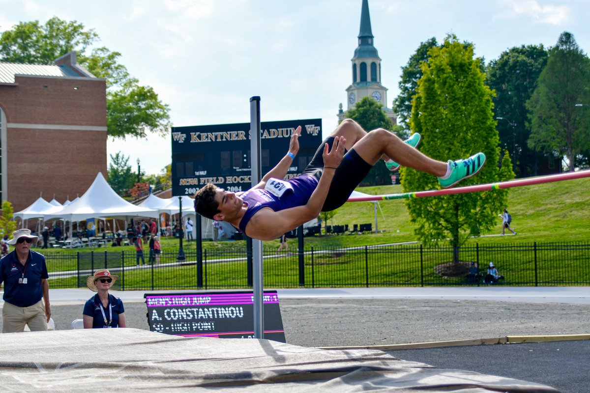 Alex Constantinou recorded a personal best in the mens high jump after clearing 2.10m ‼️

#GoHPU X #DefendTheTeam