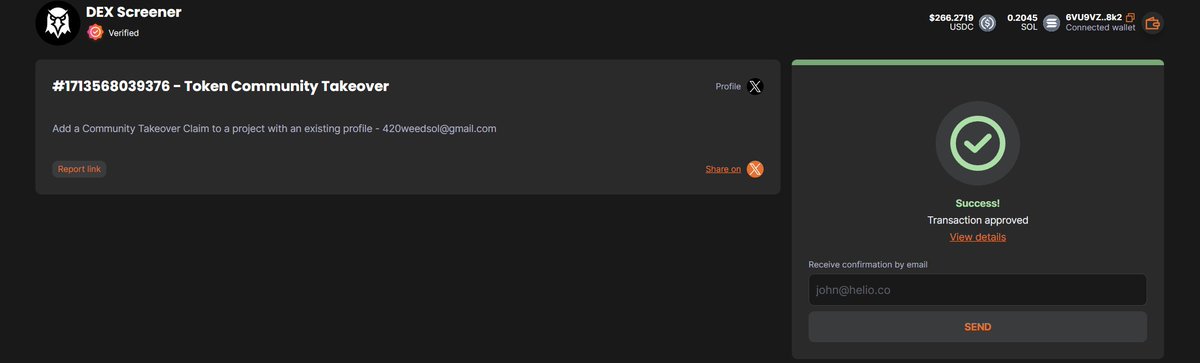 Community Takeover COMPLETE - Dexscreener Updating Shortly. Thank you for your patience!

Chart
dexscreener.com/solana/BWKuzhZ…