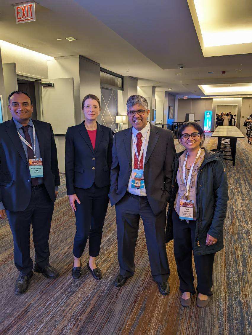 Was loads of fun talking with @DrSwami_Iyer, Anamarija Perry and Payal Sojitra at the #IUCLS24 #lymsm A big shoutout to @UMichPath @UChicagoHemOnc Cc: @lbsmithmd @BioAscend @SoniSmithMD @DrAEvens @NehaMehtaShahMD @KMirza