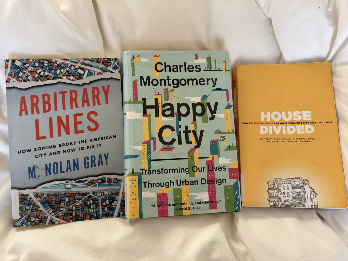 📚 My latest 3 reads If anyone in planning, development or city-building has recommendations, I’m all ears! 👇