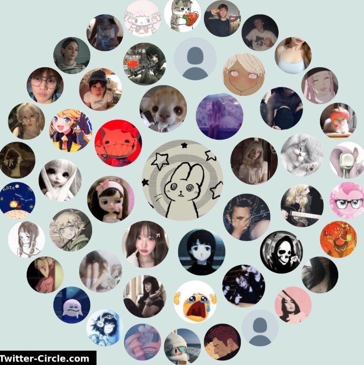 my twitter circle rn !! do y’all see ur selves ??
