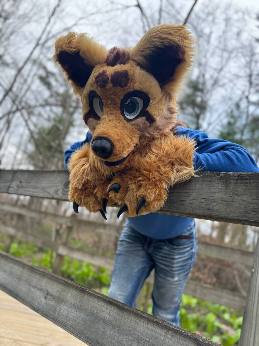 First #FursuitFriday! Really love how the head partial came out! Here's to spring and a season of new beginnings! 📸: @shadovvfang