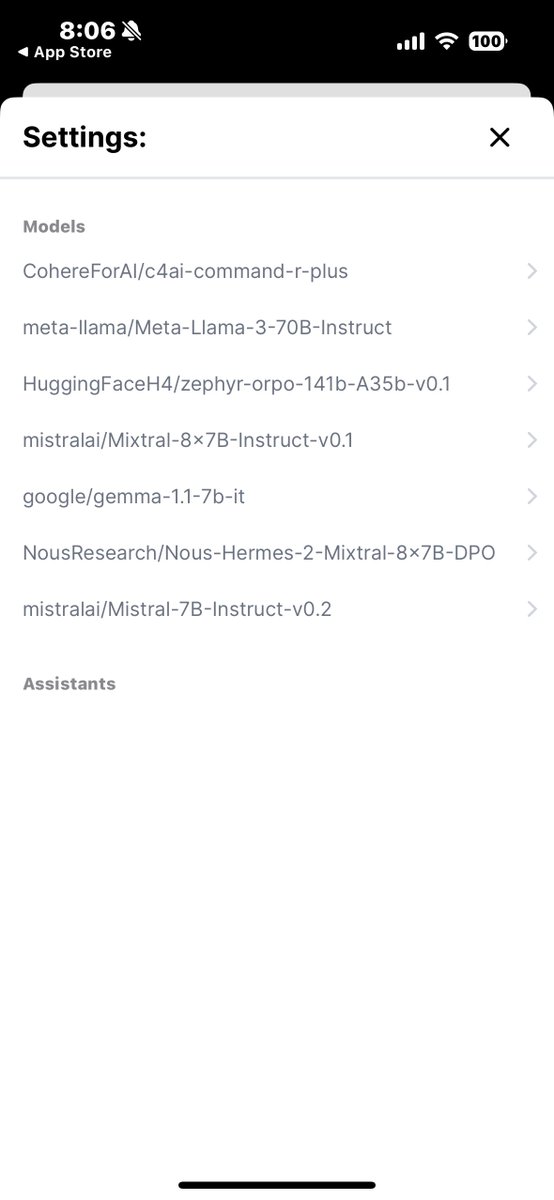jrpj2010's tweet image. #HuggingChat アプリ化！

オープンLLMでは、直近高性能と言われる
#commandR+
先日登場したばかり
#Llama3-70B
も使えます！

無論、無料。アカウント登録のみでOK
加えて専用プライバシーポリシーには
huggingface.co/chat/privacy
トレーニング利用なしと記載なんで…