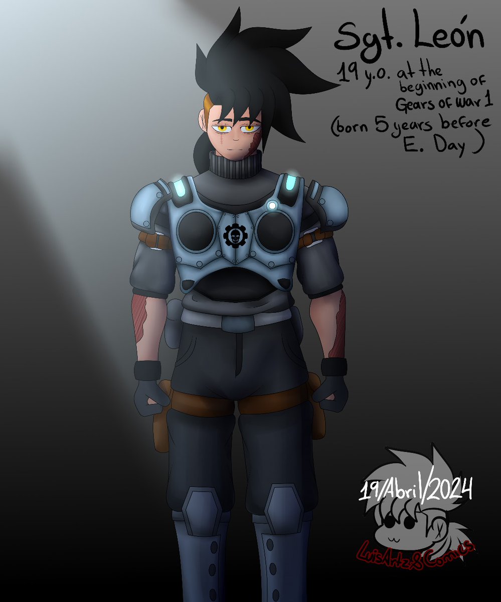 Yeah babbyyyy
Sgt.León
Finally made my oc into the Gears of War Verse, how I love Gears of War
.
.
.
.
#art #digitalart #drawing #digitaldrawing #Gearsofwar #GEARS #Xbox #XboxOne