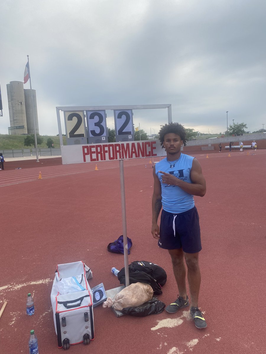 Another PR and school record 23’2 in Long Jump!