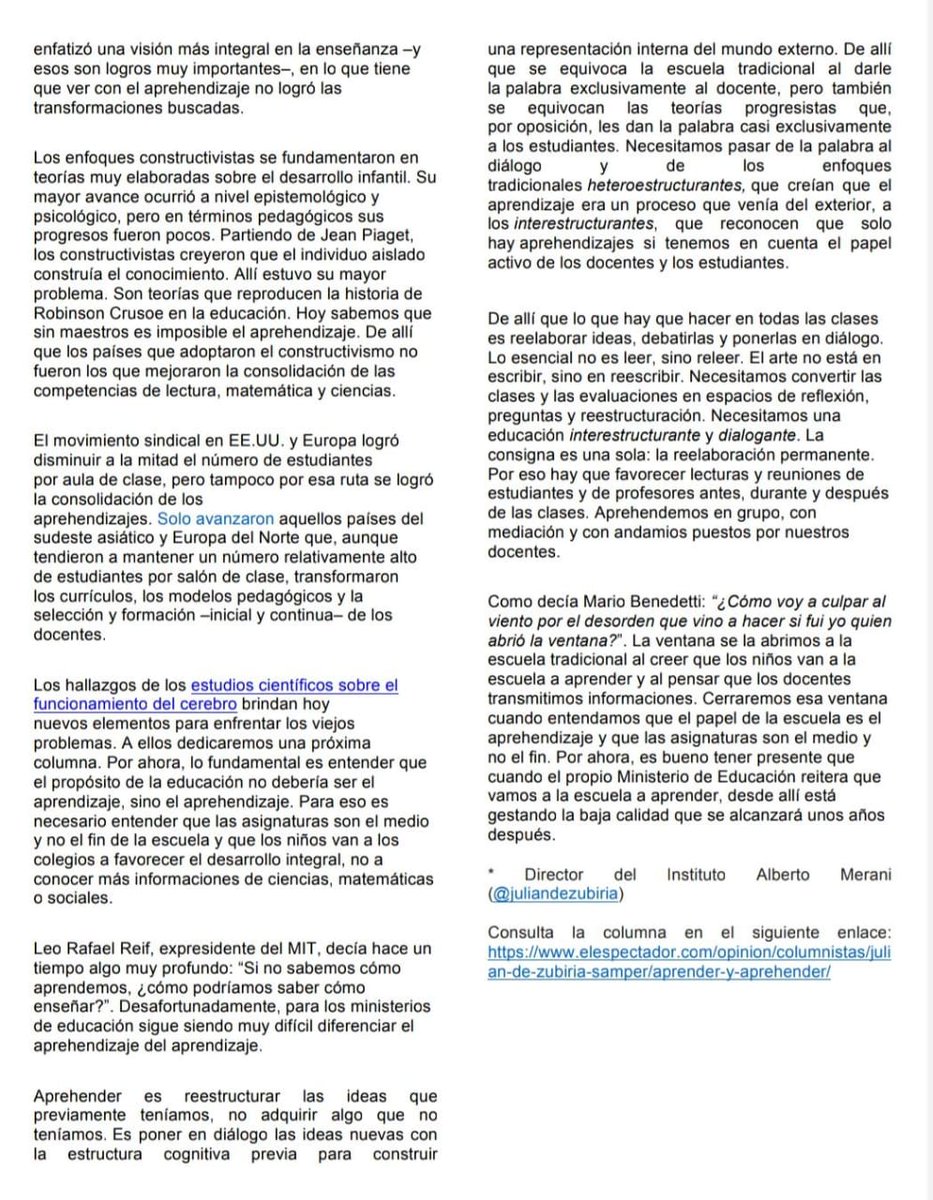 JULIAN DE ZUBIRIA tweet media