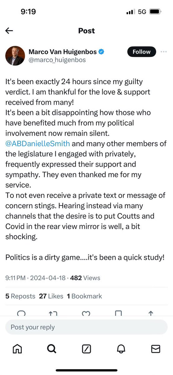 Poor Marco. Admits to using his office to grant favours and discovers people told him what he wanted to hear. He should have listened to those not afraid to tell him the truth.