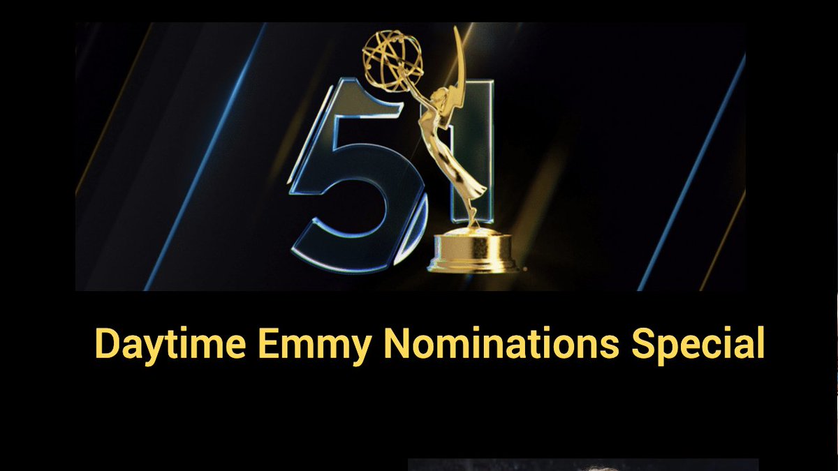 Join us live in 40 minutes - 8PM ET/5 PM PT - details in the post👇Just added @FinolaHughes @AlleyMillsTweet @mike_manning_ #michaefairmanchannel (WATCH) 2024 Daytime Emmy Nominations Special Live! - bit.ly/4aHtVFs