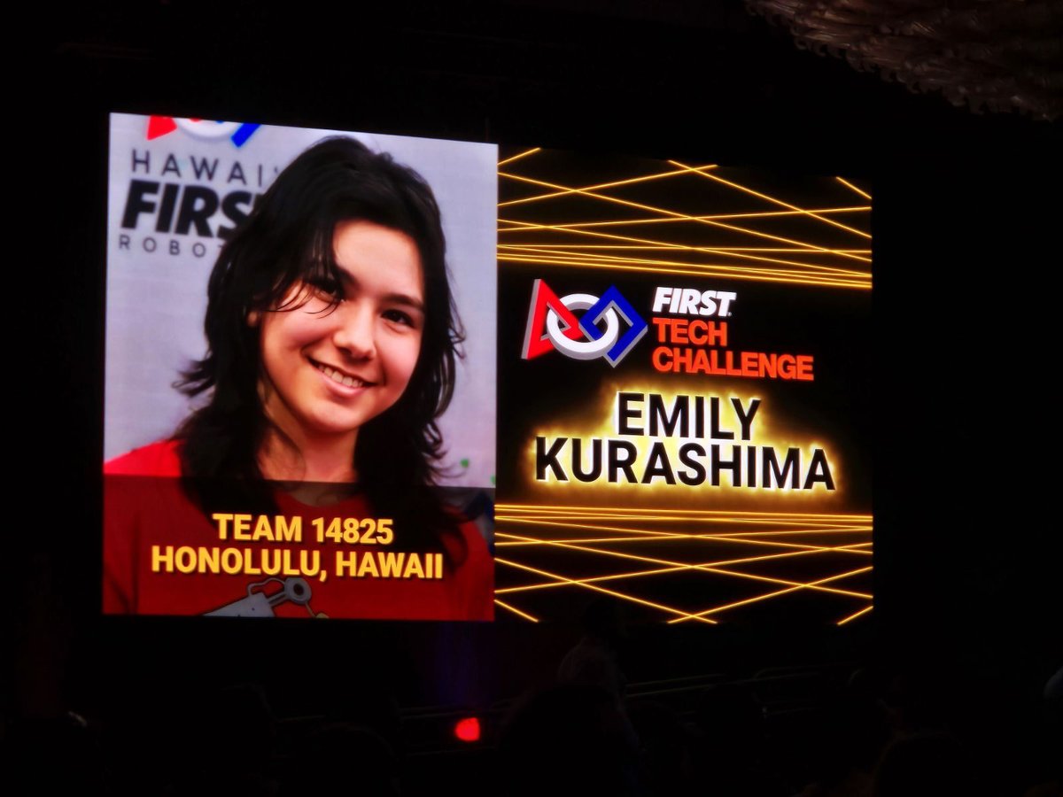 AssetsSchool's tweet photo. Congratulations to Emily ’25 on being selected as one of the 10 FIRST Tech Challenge Dean's List Award Winners at the 2024 FIRST World Championship in Houston, Texas! There were 200 robotics students from across the nation vying for this opportunity. #AssetsSchool https://t.co/sP6KkCDRoU