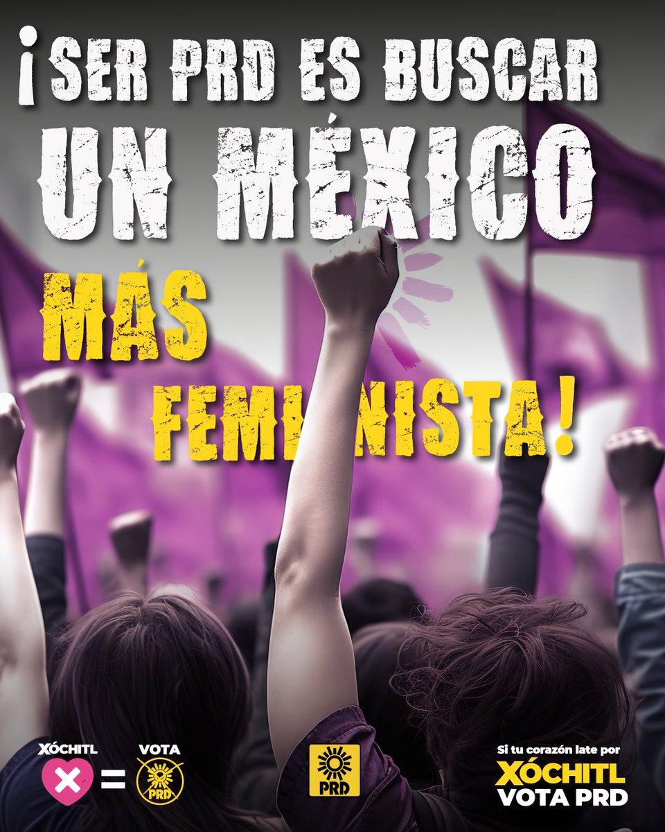 En el #PRD, las mujeres son nuestra prioridad. Aquí trabajamos por darles igualdad y justicia a todas. ¡Vamos por un México por y para ellas!