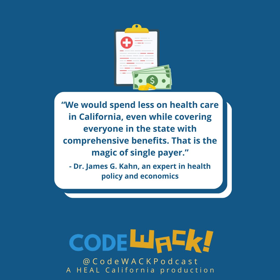 This week on Code WACK! we're breaking down the latest bills in California's healthcare system. Find out how Senate Bill 770 and Assembly Bill 2200 could impact Medicare for All in the Golden State. #HealthcareReform #MedicareForAll #CodeWACK

tinyurl.com/3f8j7jbp