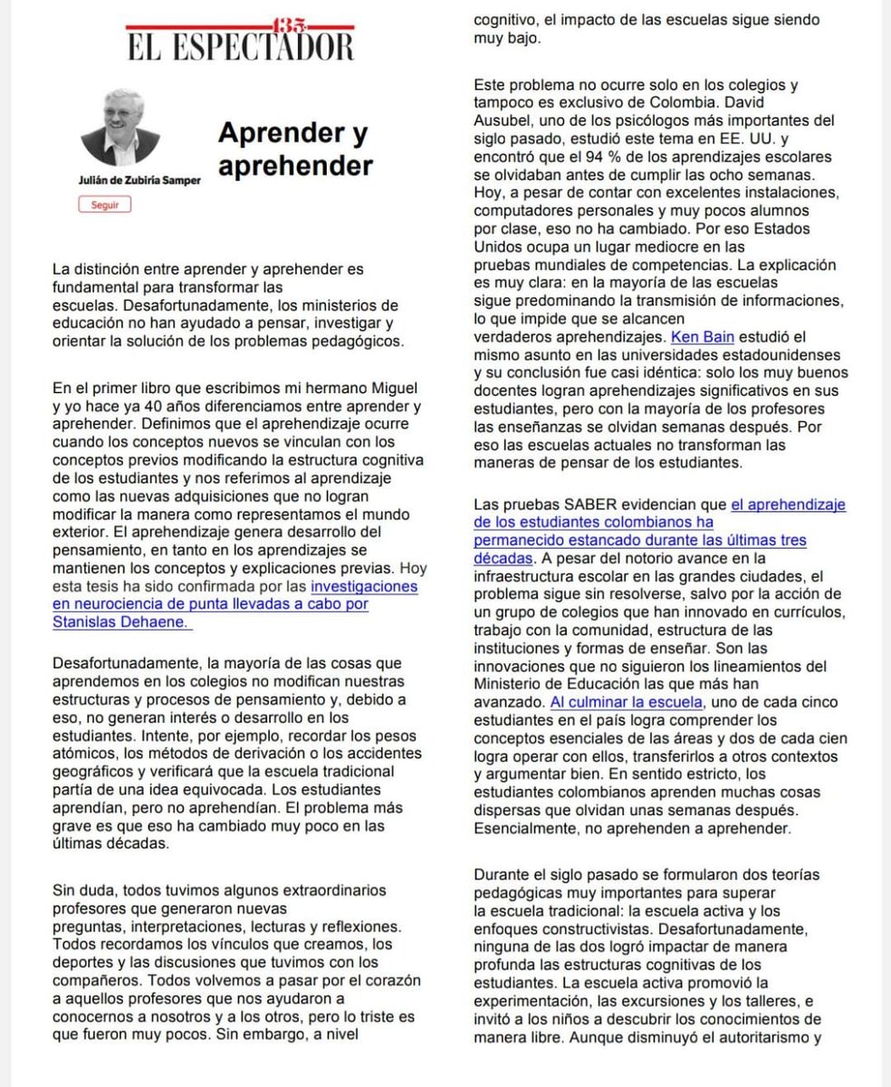 JULIAN DE ZUBIRIA tweet media