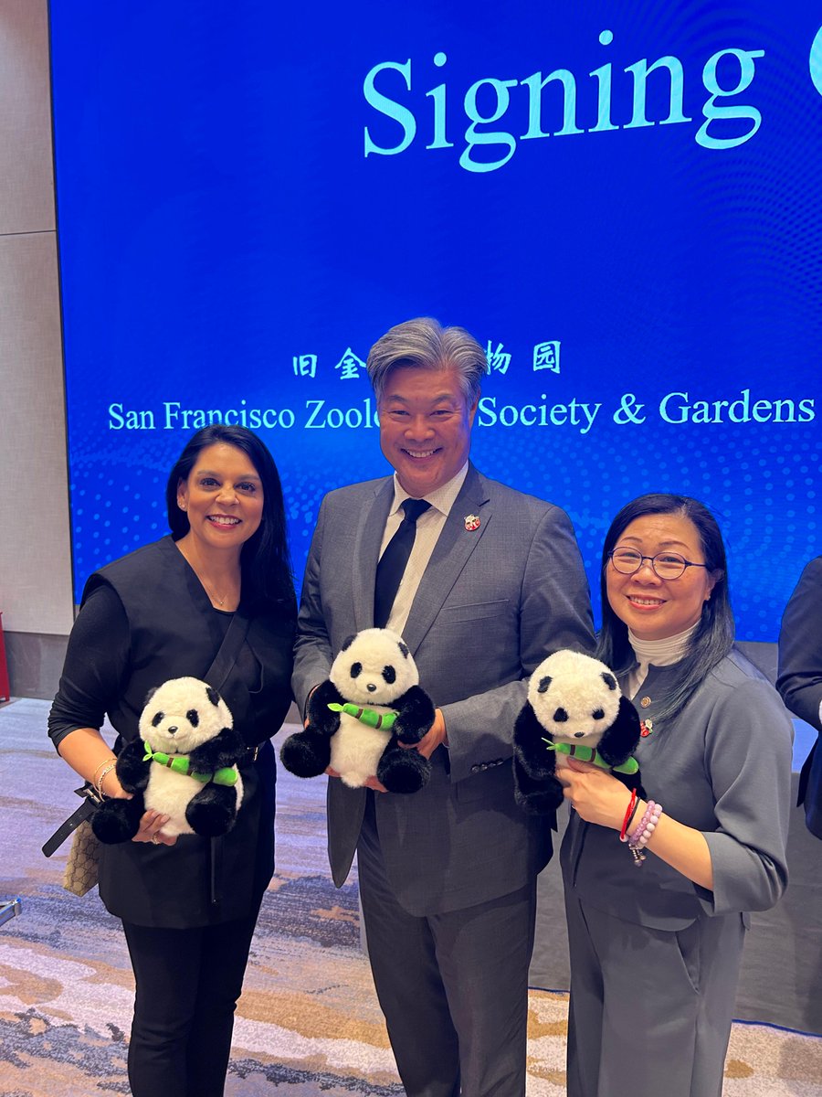 For the first time in decades, San Francisco will receive giant pandas from China as part of China's Panda Diplomacy program. 🐼 The @sf_chamber CEO joined the Mayor's recent delegation to China to bring new business and tourism to San Francisco. And some new furry friends!