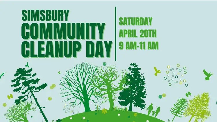 Come join us tomorrow… starting at 9:00an Simsbury Town Hall - help us clean up #Simabury