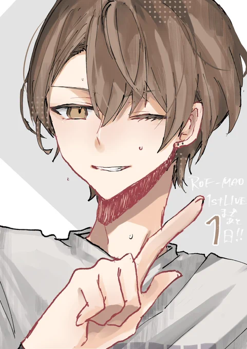 (✘▽✘) <ROF-MAO1stLIVEまであと1日!#加画美 