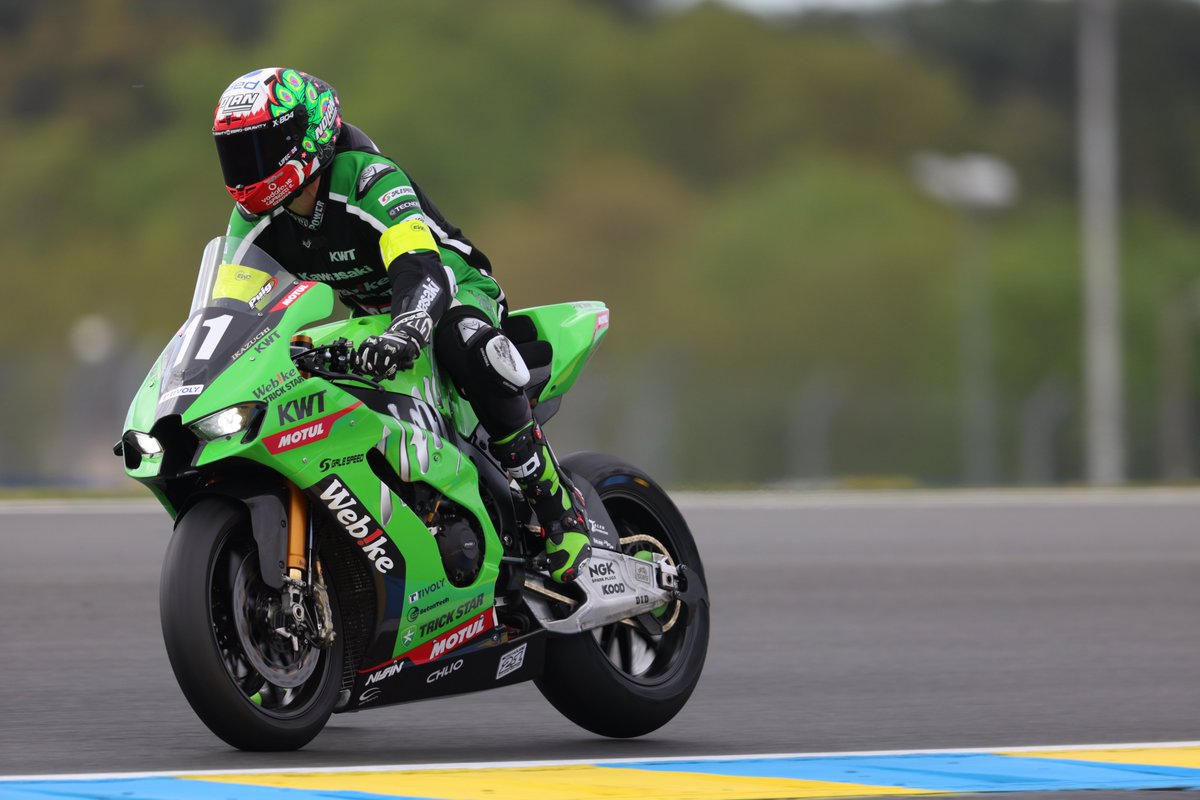 The famous No:11 Trickstar Webike Kawasaki is back in action this weekend at Le Mans for @FIM_EWC