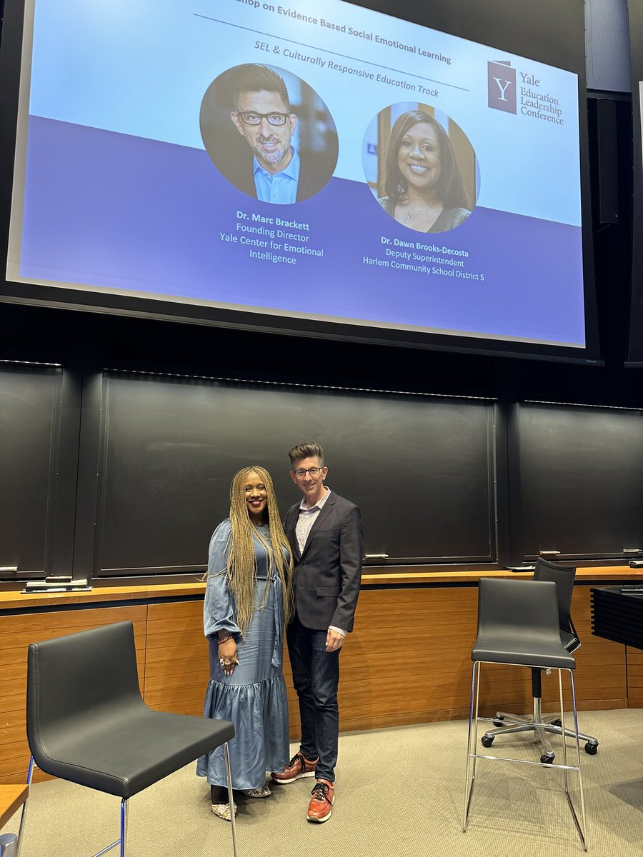 No better way to end a crazy week than presenting with @DeCostaDawn at @YaleSOM on the culturally responsive methods used to integrate @rulerapproach into @District5NYC @NYCSchools We’ve spent 12 years working together and are still plugging away to ensure each of the 6500+
