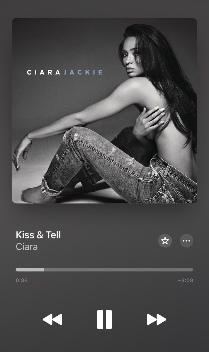 Kiss & Tell - Ciara 🎶. music.apple.com/us/album/kiss-…