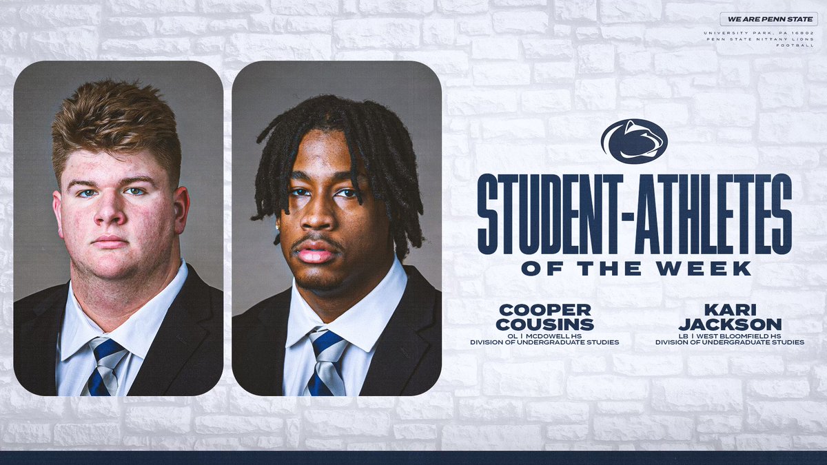 S/o to @Cousins_Cooper &amp; <a href="/Kari_Jackson24/">Kari Jackson</a>, our Student-Athletes of the Week 🤝

#WeAre