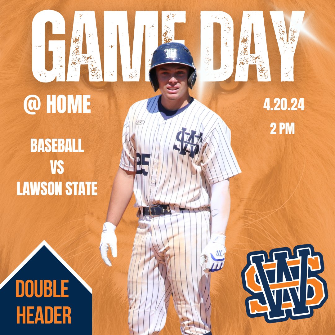 WSCC Baseball Game Day vs Lawson State @ Home! The first game begins at 2 PM.