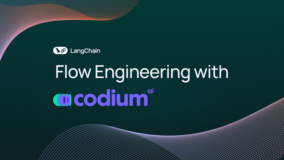 😍 The recording from our Flow Engineering webinar with @hwchase17 and @itamar_mar is up! youtube.com/watch?v=eBjxz7… 'Flow Engineering' is a term that has been gaining in popularity recently. The first time it was mentioned as term was in CodiumAI paper on AlphaCodium, where they