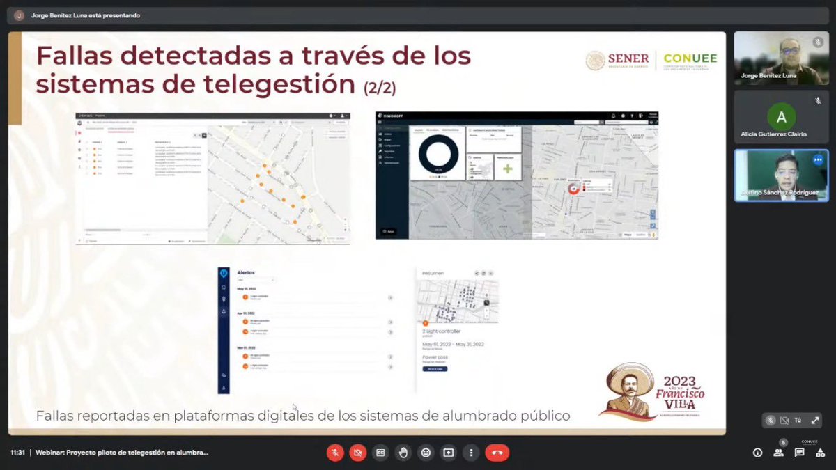 En este #ViernesDeVideosRevive te invitamos a ver el Webinar 'Proyecto Piloto de Telegestión en #AlumbradoPúblico', Disponible en YouTube en el Canal @CONUEE_mx 👉 bit.ly/3ZvZCef