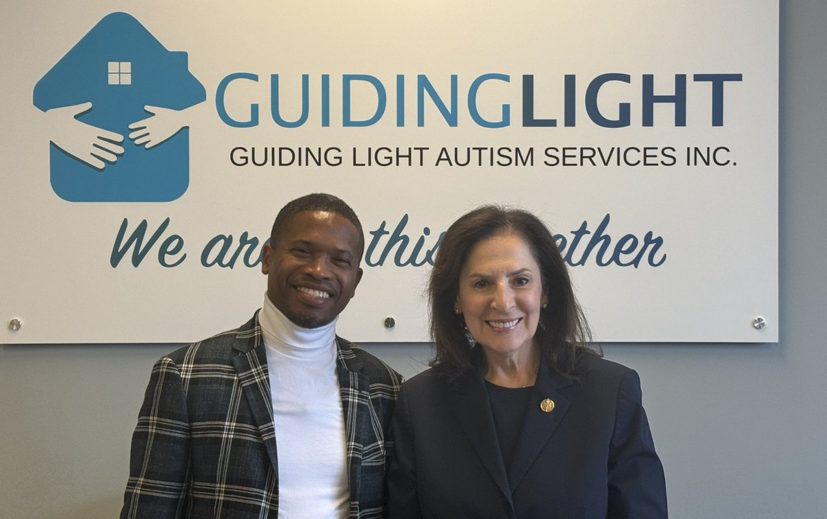 Great visit with @LightAutism learning about their life-changing work. The focus of Guiding Light is to empower families and their special children and to provide the skills that will be most important for the personal growth of each child. Thank you for the profound impact you