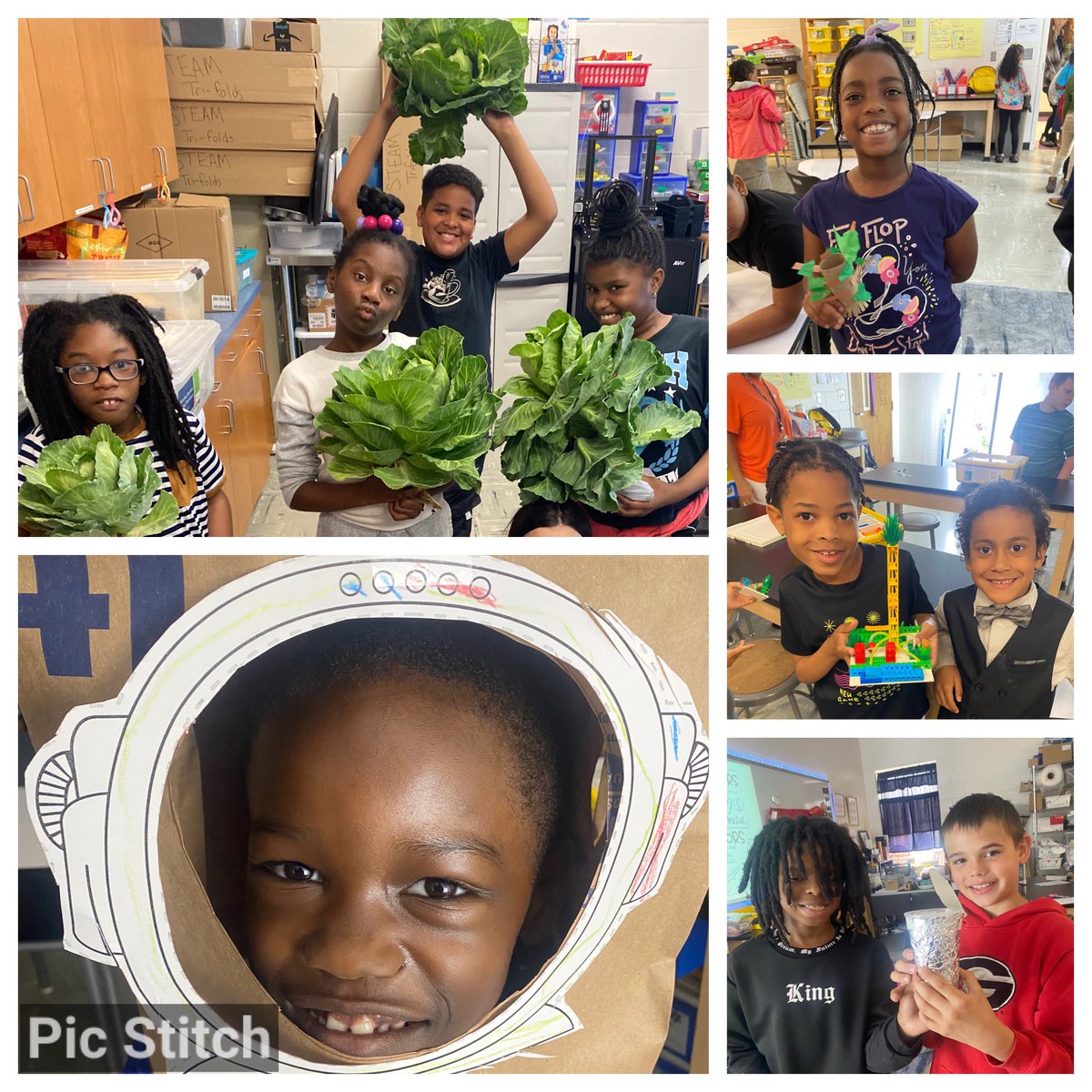 It’s been a busy week in STEM: cabbage from our garden for STEM Clubbers, life cycle of oak trees for 2nd graders, insulators for 3rd grade, and space for k-2 class! It’s been busy, but good!! Enjoy your weekend, families! @HES_HCS