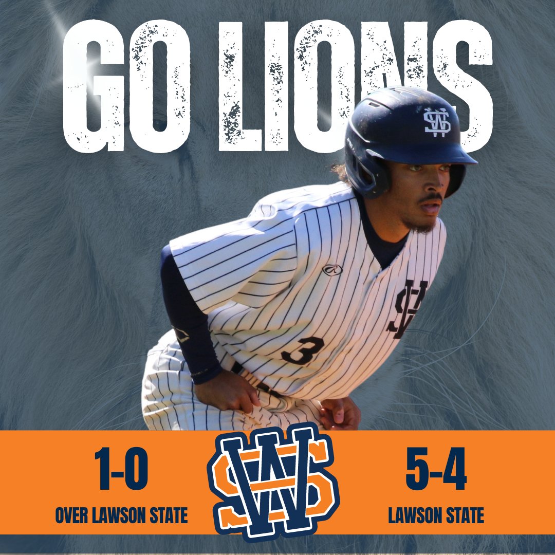 Yesterday evening's games in Birmingham were split. First game, WSCC win 1-0 over Lawson State, second game Lawson State 5-4. Way to fight, Lions!