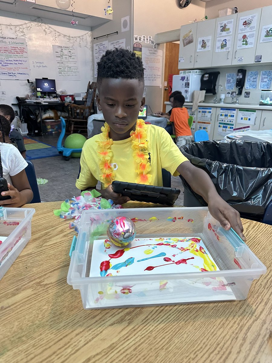 KSteadyinSecond's tweet photo. In preparation for our 1st WFES International Festival, we learned about holidays in different counties and used @Sphero to create artwork to resemble the colors of Holi! Come check out the amazing work on Tuesday, April 23rd from 5:00-7:30! https://t.co/mvYLah4uY3