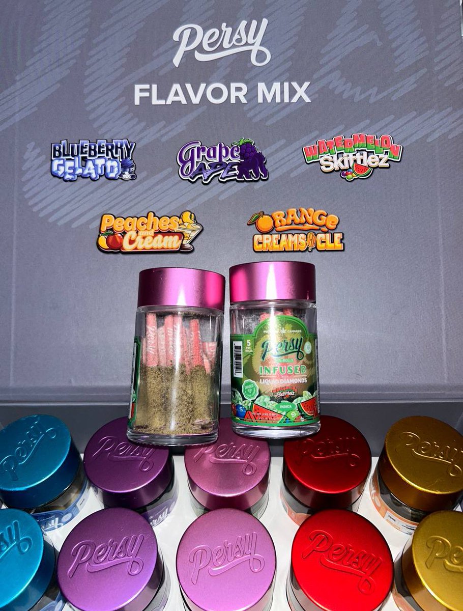 Persy mini prerolls
1 + $13 each 
50 + $12 each 
100 + $11 each

t.me/PacksrusOffici…